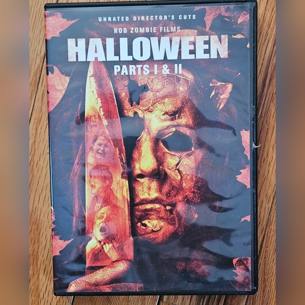 Halloween Parts I & II DVD by Rob Zombie - Black and Orange